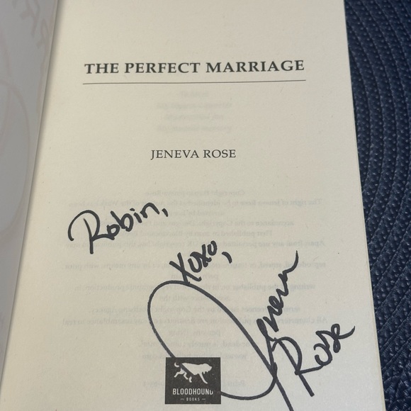 Signed copy of The Perfect Marriage by Geneva Rose - Picture 3 of 3